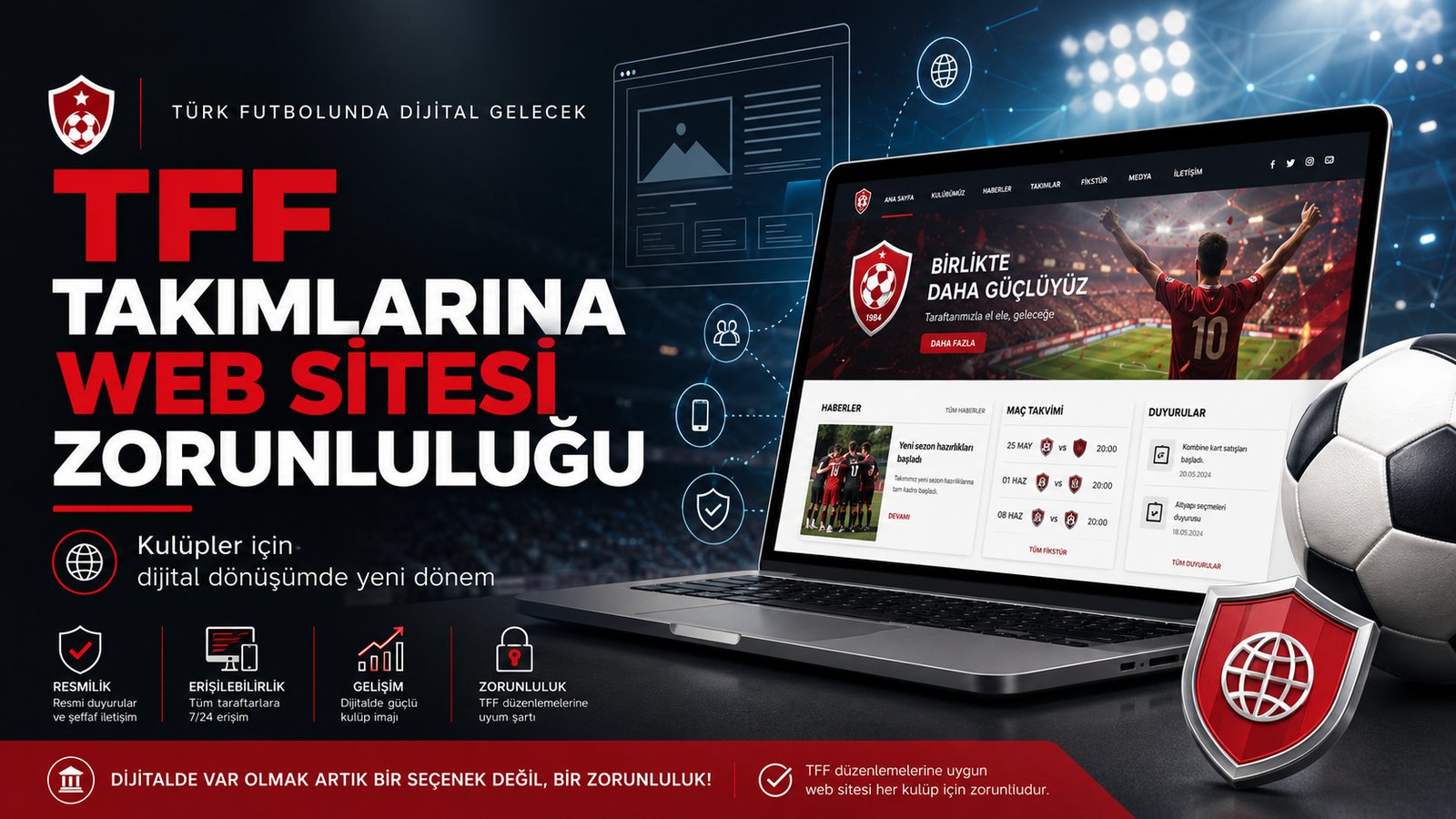 Spor Kulüpleri İçin Resmi Kulüp Web Site Rehberi