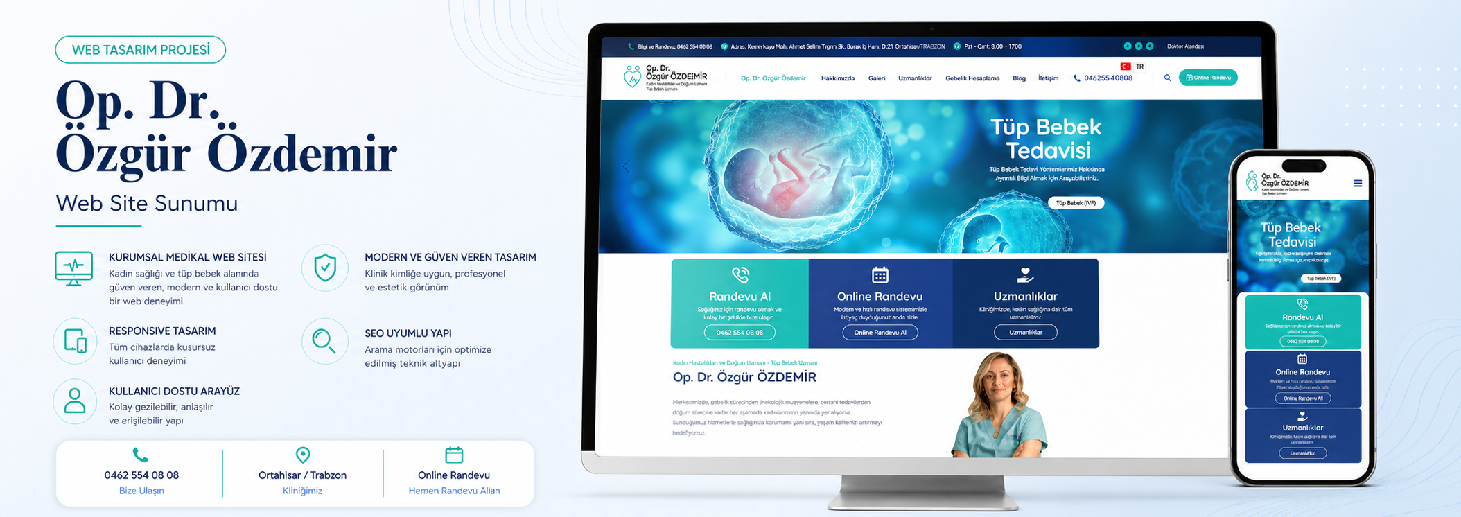 Op. Dr. Özgür Özdemir Kurumsal Web Tasarım görseli 1